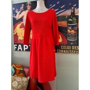 Boden Red Midi Dress